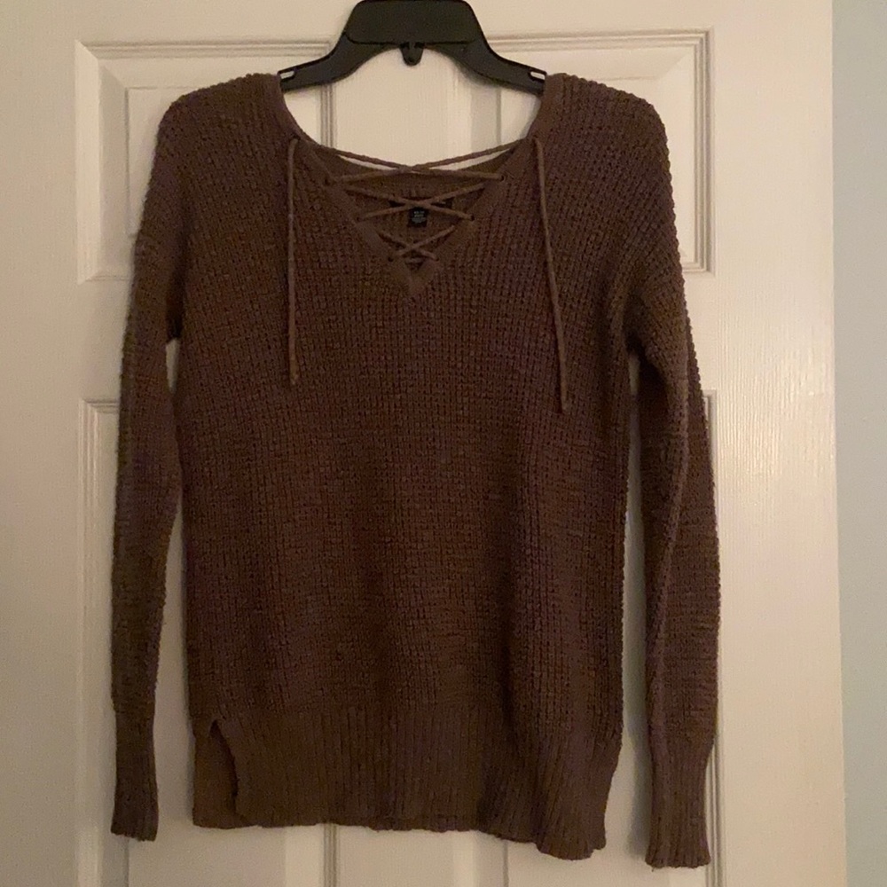 Brown sweater